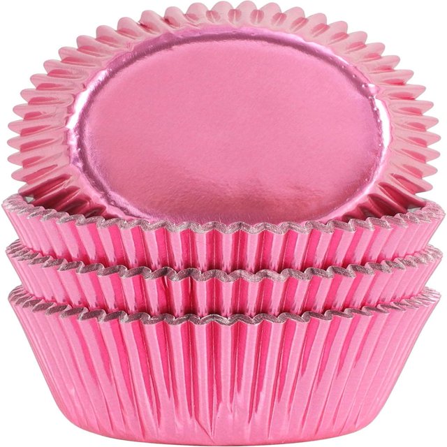 HLONK Gold Foil Muffin Cupcake Liners/Baking Cups Size 100-Count