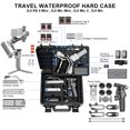 thumbnail image 3 of Lekufee Waterproof Hard Case for DJI RS 4 Mini, Combo, Gimbal Stabilizer, DJI Mic Mini/2, DJI Mic 3/2, Accessories (Case Only), 3 of 7