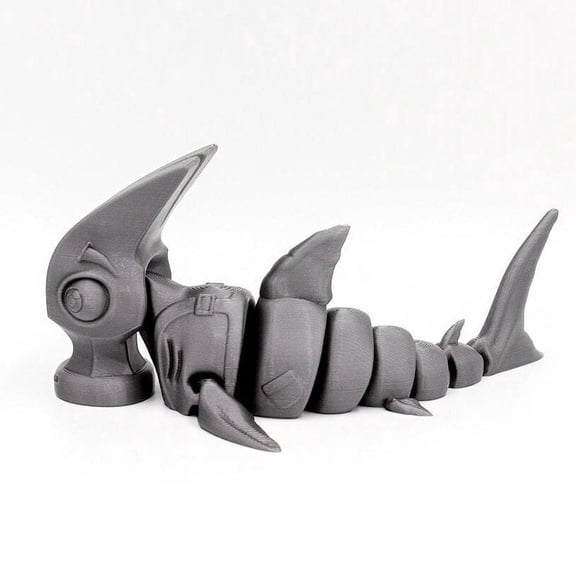 Friendly Fidget Hammerhead Shark – Flexible Articulated Novelty Stress Reliever for Teens & Adults