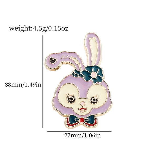 Broche De Zorro De Conejo Kawaii De Dibujos Animados Sanrio Esmalte Kuromi Mymelody Broches De Solapa HelloKitty Insignia Accesorios De Joyería Regalo