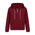 thumbnail image 5 of Yyuenw Hoodies for Men Quarter Zip Long Sleeve Pullover Casual Loose Fit Athletic Drawstring Hooded Sweatshirts with Pocket, 5 of 7