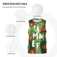 thumbnail image 3 of Sikiie Palm Leaves And Tropical Flowers Basketball Jersey Reversible Men's Mesh Athletic Sports Shirts Training Practice S-4XL4X-Large, 3 of 6