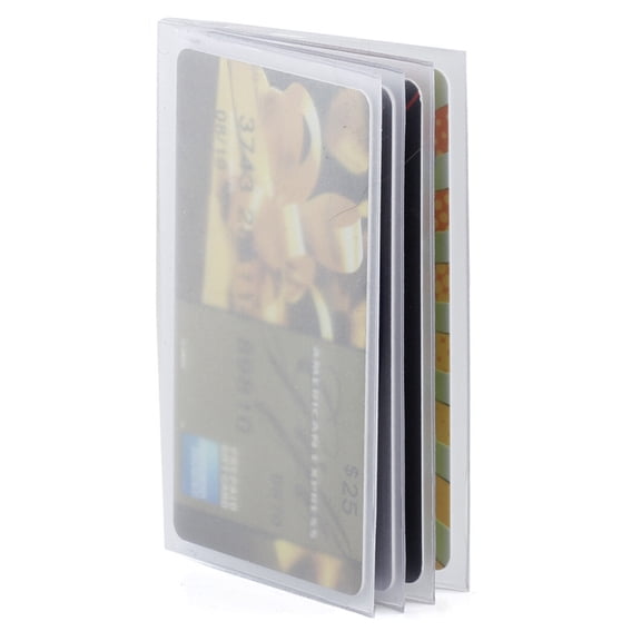 Trifold 4 Page Credit Card Size Wallet Insert