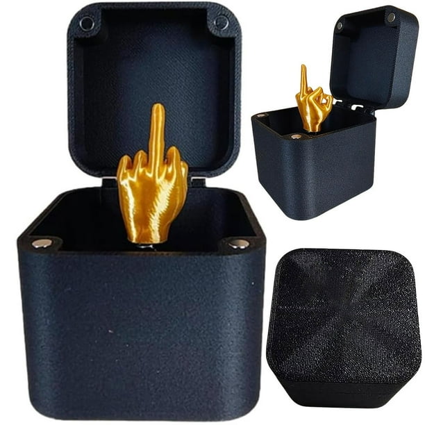 Caja Sorpresa Del Dedo Molesto Box Regalo en Una Plástico
