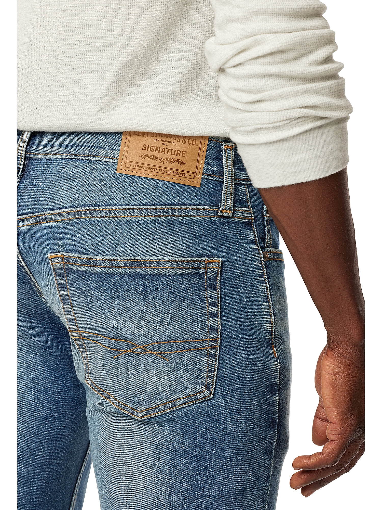 Levi Strauss Signature Men's and Big and Tall Slim Fit Jeans