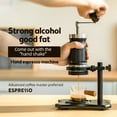 thumbnail image 4 of Portable Espresso Machine 9-12Bar Variable Pressure Manually Operated Compact Travel Coffee Maker Portable Manual Espresso Coffee Maker Machine with Professional-Level / Entry-Level Powder B, 4 of 7