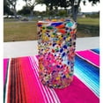 thumbnail image 4 of Hand Blown Drinking Glasses – Set of 6 Confetti Rock Design Glasses 14 oz., 4 of 4