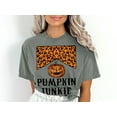 thumbnail image 3 of Women's Pumpkin Junkie Halloween Funny T-Shirt, 3 of 10