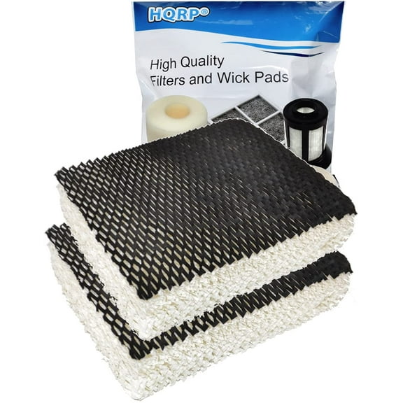 HQRP 2-Pack Humidifier Wick Filter for Bionaire W25, W0210, W0210S, W0305, W0310, W0340, W3040 Humidifiers