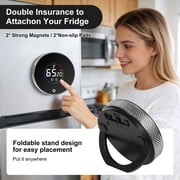 Rechargeable Magnetic Digital Kitchen Timer - Large LED Display, 3 Adjustable Volume for Cooking,Workout, Productivity,with Meal Planner