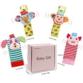 thumbnail image 4 of Wrist Rattles Foot Finder Rattle Sock Baby Rattle Toy, Arm Hand Bracelet Rattle, Feet Leg Ankle Socks, Birthday Holiday Birth Present for Newborn Boy Girl, 4 of 14