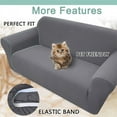 thumbnail image 4 of Waterproof Sofa Cover Non-Slip High Stretch 1 Piece Water Repellent Couch Slipcover with Elastic Straps, Washable Sofa Protector Four Seasons Universal, 4 of 5