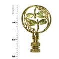 thumbnail image 3 of Royal Designs, Inc. Double Dragon Fly Filigree Lamp Finial for Lamp Shade, F-5024PB-2, Polished Brass, Pack of 2, 3 of 4