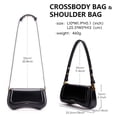 thumbnail image 3 of TINYAT Crossbody Bag for Women Shoulder Purse Adjustable Straps Small Handbag for Party Commute Shop, 3 of 7