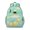 Greenish-blue-22, variant on Retro Polka Dot Pattern Student Backpack for Students Bookbag Colorful Dots School Bag with Chest Strap Lightweight Durable Geometric Design