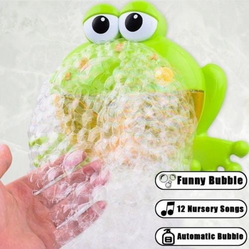frog bubble bath