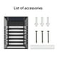 thumbnail image 4 of Yuarrent Luces de pared Solay Hollow Oblong Shadow Lamp ABS Impermeable Ecológico Linterna automática Yard Teeraces Paisaje al aire libre Iluminación y accesorios  0614 Sin modo de respiración, 4 of 6