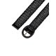 thumbnail image 2 of Cinturones delgados de color sólido con hebilla de metal redonda para mujeres Inspire Chic para vestido negro, 2 of 4
