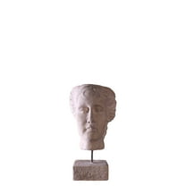 Aphrodite Stone Head on Base Statue