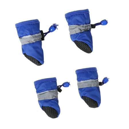 Masteelf 4 Pcs Dog Boots Pet Waterproof Puppy Rain for Xs Dogs Shoes