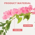 thumbnail image 3 of TABLETREANDS 4Ud Guirnalda De Flores Artificial Rosa Con Flexible Para De Aisles Y Eventos, 3 of 5