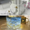 thumbnail image 3 of Tulip Night Light, DIY Tulip Cube Mirror Lamp, LED Flowers Tulip Light, Desk Lamp with Adjustable Brightness for Table, Bedroom, Home Decoration, 3 of 5