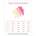 thumbnail image 2 of 18 Months Baby Girls Clothes 24 Months Girls 3 Pack Fall Winter Outfits Set Toddler Girl Long Sleeve Top Pants 6PCS Clothing Set Yellow, 2 of 6