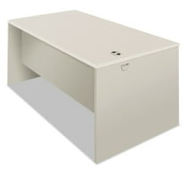 HON H38932.B9.Q 38000 Series 60 in. x 30 in. x 30 in. Desk Shell - Light Gray/Silver