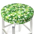 thumbnail image 3 of Gukieu Happy St. Patrick's Day Print Round Chair Cover, Dust-proof and Non-slip Bar Chair Protective Cover, Suitable for Bars, Restaurants, Offices-13 inch, 3 of 7