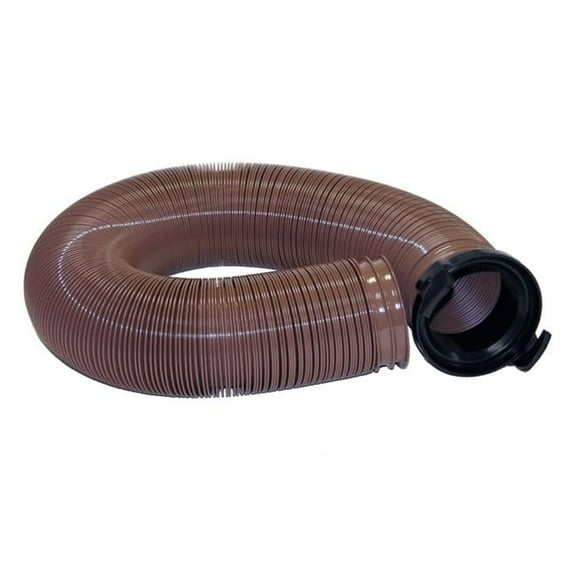 10 ft. EZ Flush Heavy Duty Drain Hose with T1024 - Bronze