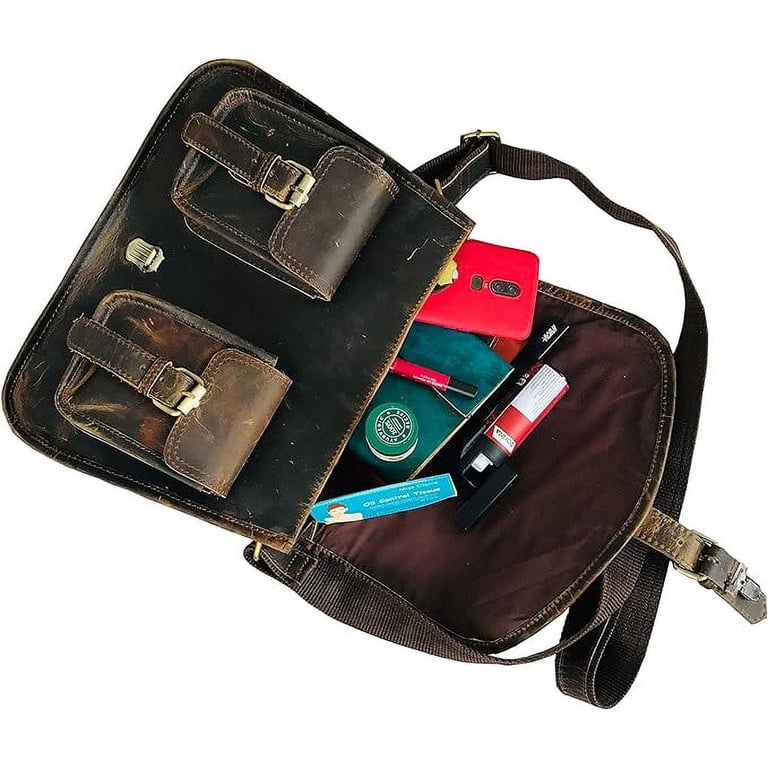 RUZIOON Buffalo Leather Crossbody Purse Women Shoulder Bag  display picture 2