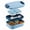 Blue, variant on ASTOTSELL PP Leak-Proof, BPA-Free, Dishwasher/Microwave Safe, Stackable Bento Boxes, for Adults & Teens - Blue