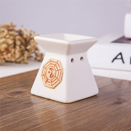 Feng Shui Zen Ceramic Essential Oil Burner Diffuser Tea Light Holder Great For Home Decoration & Aromatherapy