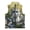 Cat and Daisy Pattern, variant on Beaver Watermelon Print With Pockets Kids Zip Up Vest, Polyester Sleeveless Fleece Jacket Lightweight Sleeveless Jackets Coats for Winter Hunting Fall