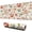 Pioneer Flower Floral, variant on Long Mouse Pads for Desk,Pioneer Flower Floral Print Pattern Desk Mats on Top Of Desks, Desk Mouse Pad Extra Large with 3mm Non-Slip Base and Stitched Edge for Gaming,Office,Work,Home 31.5"x11.8"