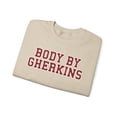 thumbnail image 3 of Gherkin Sweatshirt Gifts Crew Neck Shirt Long Sleeve Unisex, 3 of 7