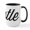 White/Black Inside, variant on CafePress - Hustle Large Mug - 15 oz Ceramic Large White Novelty Mug