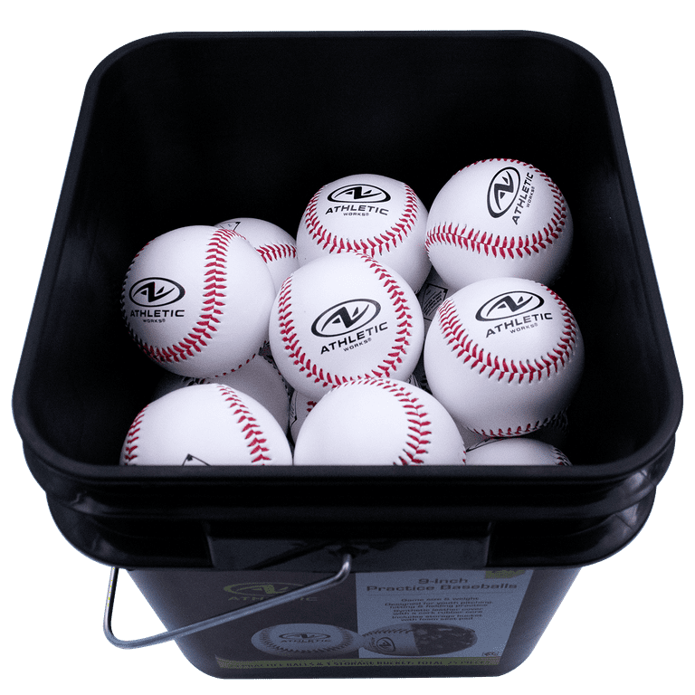 Balle De Baseball Bronx 9" Cuir Synthétique Noyau Souple - Idéale Pour L'entraînement