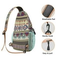 thumbnail image 3 of Sac de Voyage Boho Chic Coloré Anti-Vol pour Femmes Motifs Vintage et Ethniques, 3 of 4