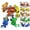5 en 1 Sans Boîte, variante sur Anime Coréen Gogo Dino Explorateurs Son et Lumière Dinosaure Transformable Jouet Figurines d'Action Voiture de Déformation Jouets pour Enfants Cadeau 5 en 1 Sans Boîte