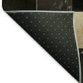 thumbnail image 3 of Addison Rugs Mayfield Washable Cowhide Boxes Black Rectangle Rug, 9' x 12', 3 of 6