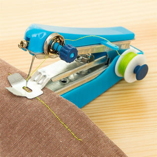Small Manual Sewing Machine Portable Mini Sewing Machine Manual Sewing Tool Thread Dress 6 Material for Kids Dresses Cording for Buttons for Backpacks