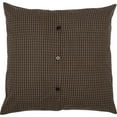 thumbnail image 4 of VHC Brands Kettle Grove Window Curtain, Euro Sham Fabric, Black, 26x26, 4 of 6