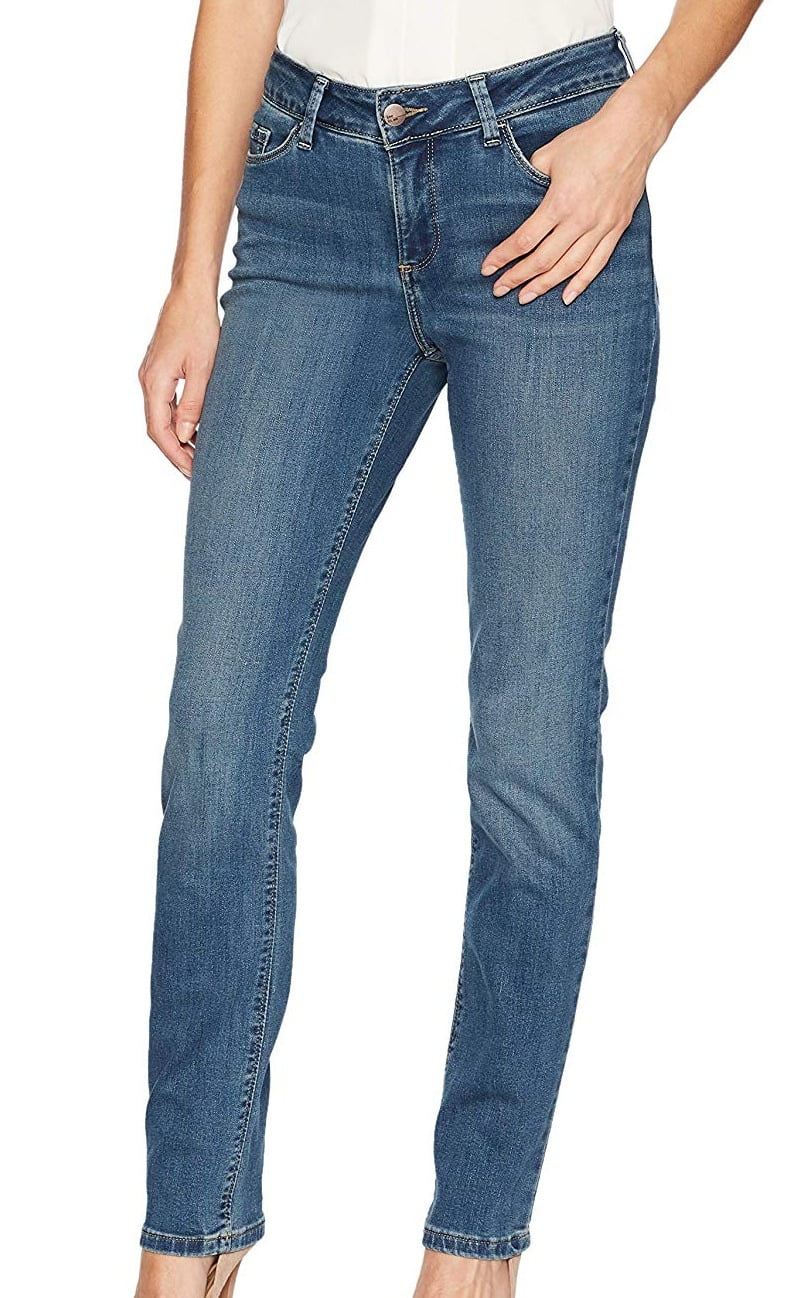 Womens Jeans Short Shaping Perfect Fit Straight Leg 12 - Walmart.com