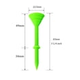 thumbnail image 4 of Amy Sport Golf Tees Plastic 3 1/4 Inch Upgrade Unbreakable Bulk 30 Pack Reduce Friction Side Spin Durable Stable 83 Mm Long Tee For Golfer Practice (Aqua 30 Pcs In 3 1/4 Inch), 4 of 4