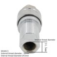 thumbnail image 5 of 1 set M14X1.5 M16X1.5 M18X1.5 M22X1.5 Hydraulic Quick Coupler Close Type Quick Coupling Steel Material Plug Socket Connector Set, 5 of 5