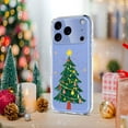 thumbnail image 4 of Christmas Design Case for iPhone 17 Pro Max, Cute Merry Christmas Pattern TPU Clear Shockproof Protective Lightweight Anti-Scratch Ultra Slim Wireless Charging Women Girls Cover, Christmas Tree, 4 of 9