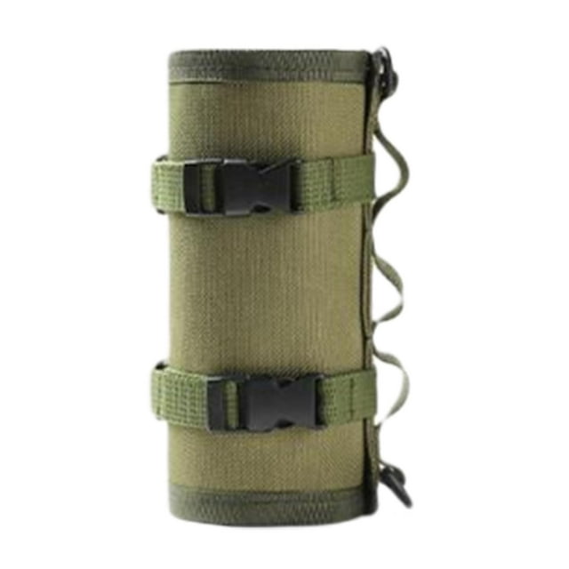koolsoo Support de Bouteille de Carburant Poches de Réservoir de Propane Caractéristique Support de Cylindre Lourd Couvercle de Réservoir Sacs de Selle de Gréement Bouteille de Carburant pour Sentiers Vert Armée