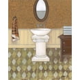 thumbnail image 2 of Wyatt Jr., Norman 12x14 Gold Ornate Wood Framed with Double Matting Museum Art Print Titled - Upscale Bath IV, 2 of 4