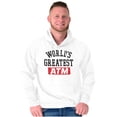 thumbnail image 4 of Funny Worlds Greatest ATM Dad Joke Men's Big & Tall Graphic Hoodie Brisco Brands 2X, 4 of 5